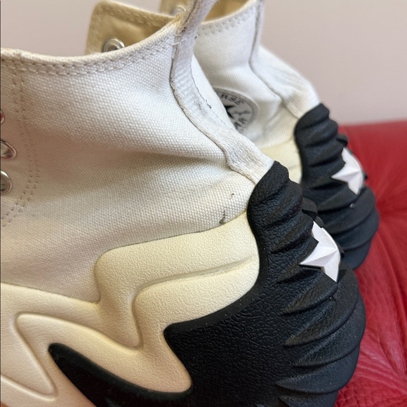 Converse White Run Star Motion High Top Platform Sneakers, Sz M 3 W 4.5 - Picture 9 of 12